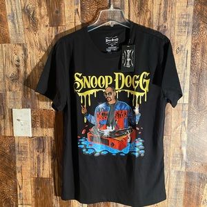NWT Snoop Dogg Doggy Style Black Graphic T-Shirt  size Medium